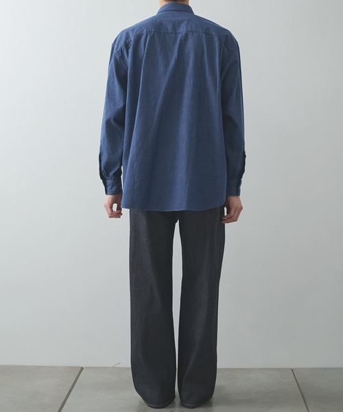 Marvine Pontiak shirt makers（マービンポンティアックシャツメーカーズ）の「【Marvine Pontiak shirt makers】CPO SH（シャツ/ブラウス・メンズ・インディゴブルー・FREE）」の4枚目の写真