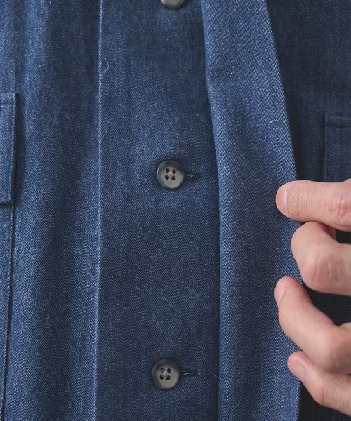 Marvine Pontiak shirt makers（マービンポンティアックシャツメーカーズ）の「【Marvine Pontiak shirt makers】CPO SH（シャツ/ブラウス・メンズ・インディゴブルー・FREE）」の7枚目の写真