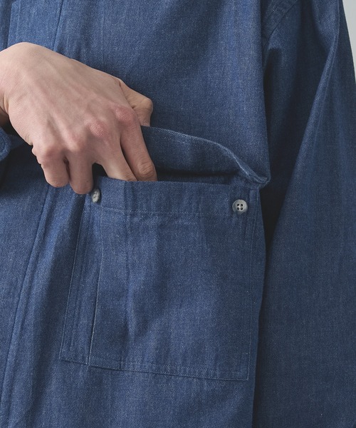 Marvine Pontiak shirt makers（マービンポンティアックシャツメーカーズ）の「【Marvine Pontiak shirt makers】CPO SH（シャツ/ブラウス・メンズ・インディゴブルー・FREE）」の8枚目の写真