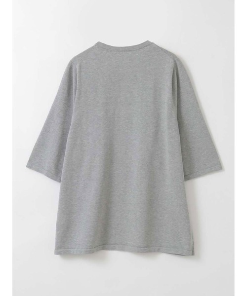 HER.(ハー)の「コットンナイロンニットTシャツ(ニット/セーター・レディース・グレー/ホワイト・フリー)」の19枚目の写真