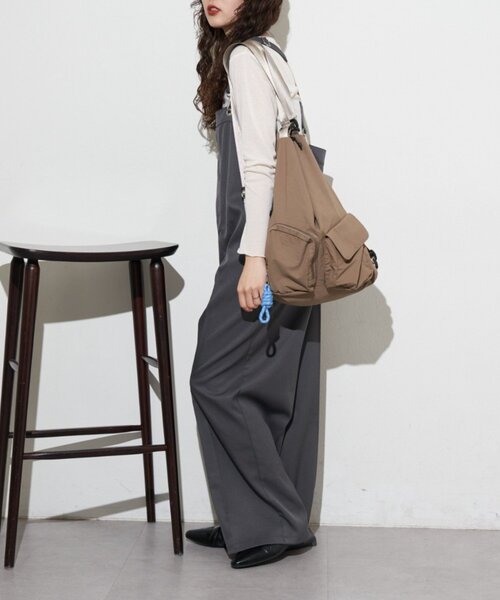 CIAOPANIC TYPY（チャオパニックティピー）の「【KAIRI企画】ミニショルダー付きマルチBAG（トートバッグ・レディース・ベージュ/カーキ/ブラック・ONE SIZE）」の12枚目の写真