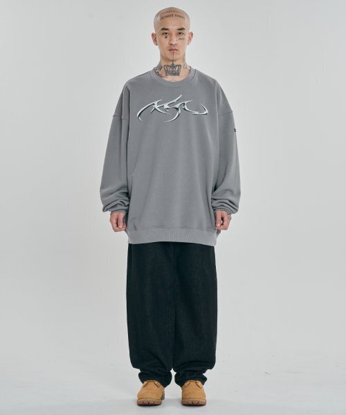 AJOBYAJO（アジョバイアジョ）の「[PBA] Tribal AJO Sweatshirt [GREY]（スウェット・レディース・その他・L/XL）」の7枚目の写真