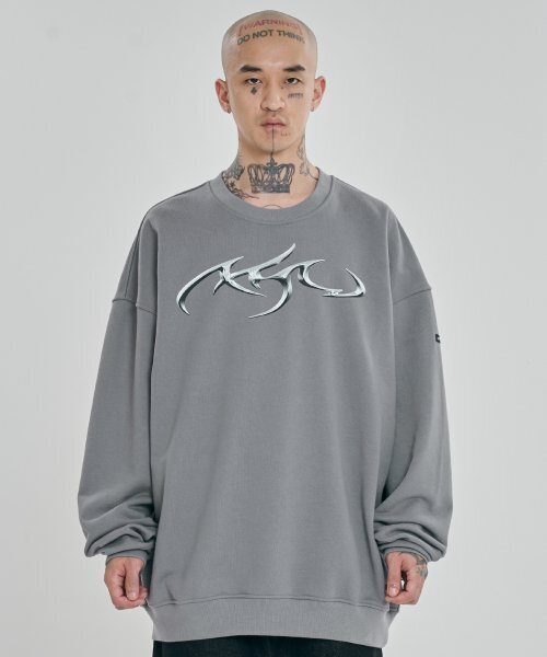 AJOBYAJO（アジョバイアジョ）の「[PBA] Tribal AJO Sweatshirt [GREY]（スウェット・レディース・その他・L/XL）」の2枚目の写真