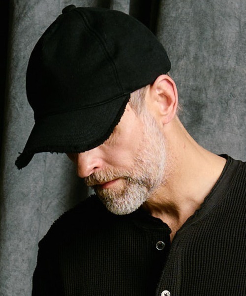 wjk（ダヴルジェイケイ）の「mko13619- jersey B.B.cap ベースボールキャップ(8988 mj51j)（キャップ・メンズ・ブラック/チャコール・FREE）」の2枚目の写真