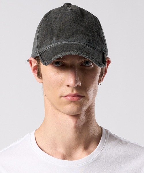 wjk（ダヴルジェイケイ）の「mko13619- jersey B.B.cap ベースボールキャップ(8988 mj51j)（キャップ・メンズ・ブラック/チャコール・FREE）」の7枚目の写真