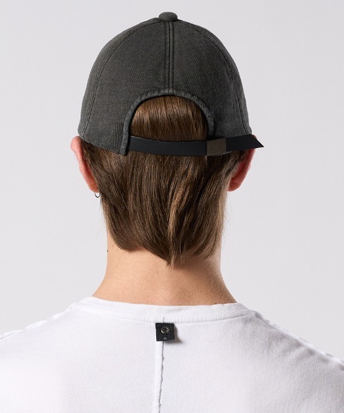 wjk（ダヴルジェイケイ）の「mko13619- jersey B.B.cap ベースボールキャップ(8988 mj51j)（キャップ・メンズ・ブラック/チャコール・FREE）」の9枚目の写真