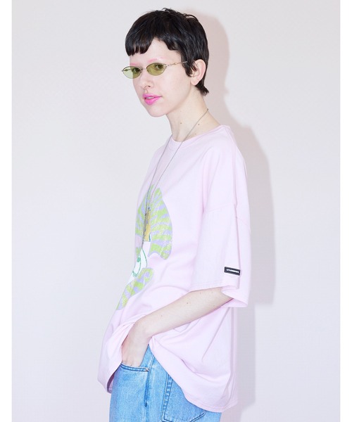 Little sunny bite(リトルサニーバイト)の「/Little sunny bite/ logo big tee(Tシャツ/カットソー・レディース・ホワイト/ピンク/ブラック・MEDIUM/SMALL)」の9枚目の写真