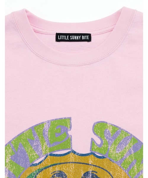 Little sunny bite(リトルサニーバイト)の「/Little sunny bite/ logo big tee(Tシャツ/カットソー・レディース・ホワイト/ピンク/ブラック・MEDIUM/SMALL)」の7枚目の写真