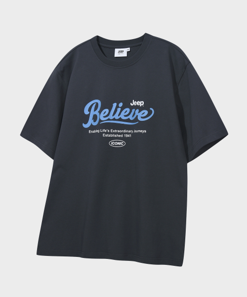 JEEP(ジープ)の「ジープビリーブ クラックロゴ 半袖Tシャツ (JR5TSU162DG)(Tシャツ/カットソー・レディース・その他・LARGE/MEDIUM/SMALL/X-LARGE/2XL)」の2枚目の写真