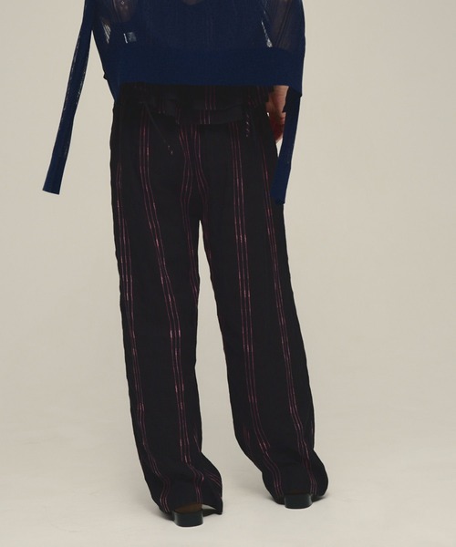 eL（エル）の「【eL】Made in India Stripe Pants/645472（その他パンツ・レディース・ホワイト系その他/ブラック系その他/ブラウン系その他・FREE）」の10枚目の写真