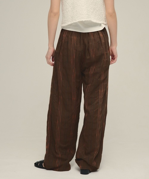 eL（エル）の「【eL】Made in India Stripe Pants/645472（その他パンツ・レディース・ホワイト系その他/ブラック系その他/ブラウン系その他・FREE）」の13枚目の写真