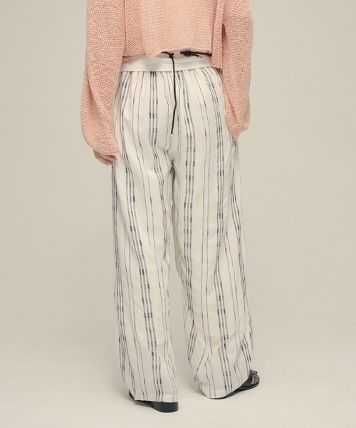 eL（エル）の「【eL】Made in India Stripe Pants/645472（その他パンツ・レディース・ホワイト系その他/ブラック系その他/ブラウン系その他・FREE）」の8枚目の写真