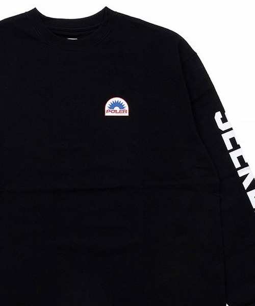 POLeR(ポーラー)の「POLER HORIZON RELAX FIT L/S TEE(Tシャツ/カットソー・メンズ・ホワイト/ブラック・M/L/XL)」の1枚目の写真