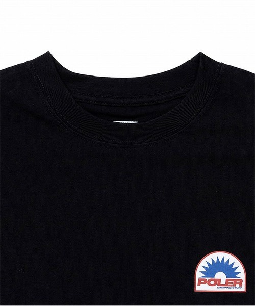 POLeR(ポーラー)の「POLER HORIZON RELAX FIT L/S TEE(Tシャツ/カットソー・メンズ・ホワイト/ブラック・M/L/XL)」の7枚目の写真