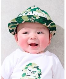 XLARGE KIDS | ファニーゴリラカモ総柄 ベビーキャップ(キャップ)