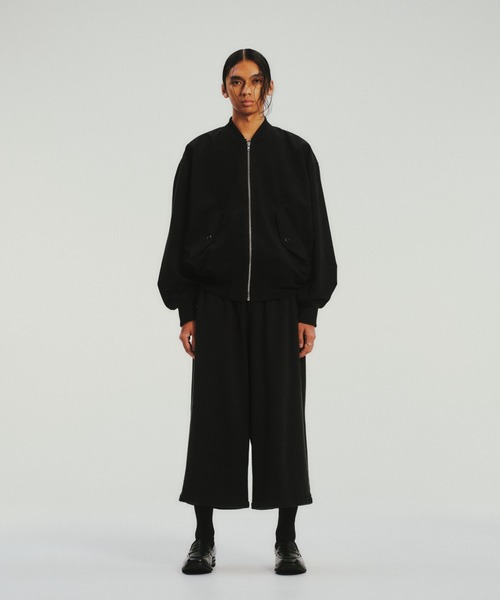 COOTIE PRODUCTIONS（クーティープロダクションズ）の「Venice Sweat Shin Cut Wide Easy Pants（スウェットパンツ・メンズ・ブルー系その他/ブラック・MEDIUM/SMALL/LARGE/X-LARGE）」の4枚目の写真