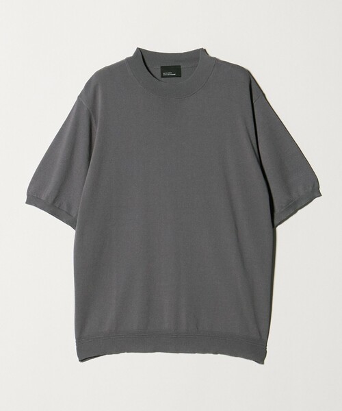 green label relaxing(グリーンレーベルリラクシング)の「【WEB限定】JUST fit ジャケイン モックネック 半袖 ニット(ニット/セーター・メンズ・ブラック/ダークブラウン/ダークグレー/グレー系・L/M/XL/S)」の17枚目の写真