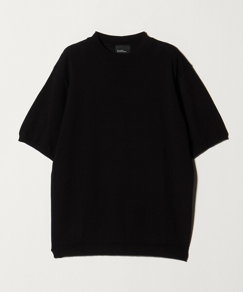 green label relaxing(グリーンレーベルリラクシング)の「【WEB限定】JUST fit ジャケイン モックネック 半袖 ニット(ニット/セーター・メンズ・ブラック/ダークブラウン/ダークグレー/グレー系・L/M/XL/S)」の22枚目の写真