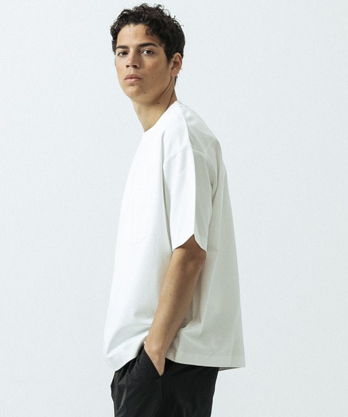 SLICK(スリック)の「【SLICK/スリック】Heavy Weight Sorona Jersey Pocket T-shirt/ヘヴィーウェイトソロナジャージポケットTシャツ(Tシャツ/カットソー・メンズ・ブルー/ホワイト/グレイッシュベージュ/ブラック・3/1/2)」の8枚目の写真