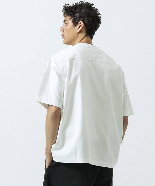 SLICK(スリック)の「【SLICK/スリック】Heavy Weight Sorona Jersey Pocket T-shirt/ヘヴィーウェイトソロナジャージポケットTシャツ(Tシャツ/カットソー・メンズ・ブルー/ホワイト/グレイッシュベージュ/ブラック・3/1/2)」の10枚目の写真