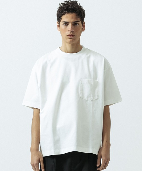 SLICK(スリック)の「【SLICK/スリック】Heavy Weight Sorona Jersey Pocket T-shirt/ヘヴィーウェイトソロナジャージポケットTシャツ(Tシャツ/カットソー・メンズ・ブルー/ホワイト/グレイッシュベージュ/ブラック・3/1/2)」の11枚目の写真
