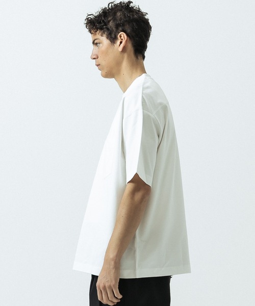 SLICK(スリック)の「【SLICK/スリック】Heavy Weight Sorona Jersey Pocket T-shirt/ヘヴィーウェイトソロナジャージポケットTシャツ(Tシャツ/カットソー・メンズ・ブルー/ホワイト/グレイッシュベージュ/ブラック・3/1/2)」の12枚目の写真