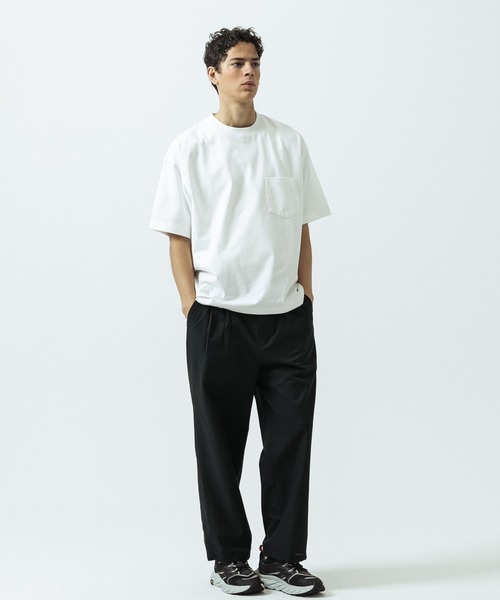 SLICK(スリック)の「【SLICK/スリック】Heavy Weight Sorona Jersey Pocket T-shirt/ヘヴィーウェイトソロナジャージポケットTシャツ(Tシャツ/カットソー・メンズ・ブルー/ホワイト/グレイッシュベージュ/ブラック・3/1/2)」の19枚目の写真