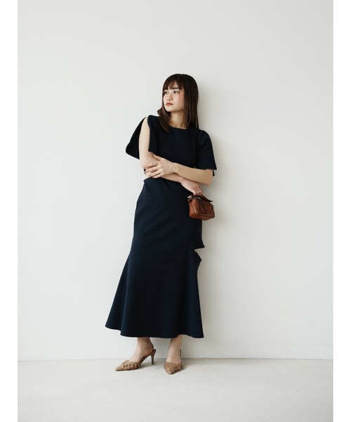 Katrin TOKYO(カトリーントーキョー)の「many way hook slit onepiece(ワンピース・レディース・レッド系/ネイビー・S-Short/M/S/XS)」の15枚目の写真