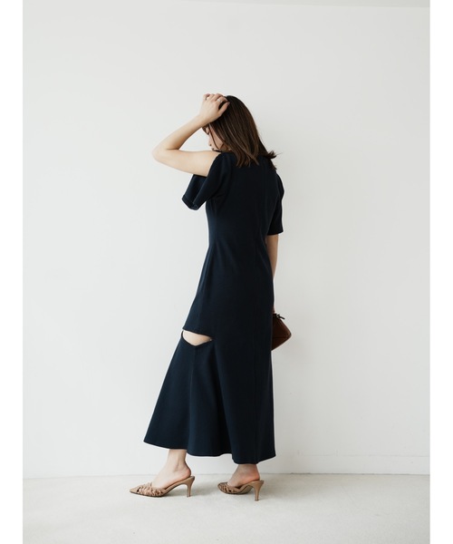 Katrin TOKYO(カトリーントーキョー)の「many way hook slit onepiece(ワンピース・レディース・レッド系/ネイビー・S-Short/M/S/XS)」の17枚目の写真