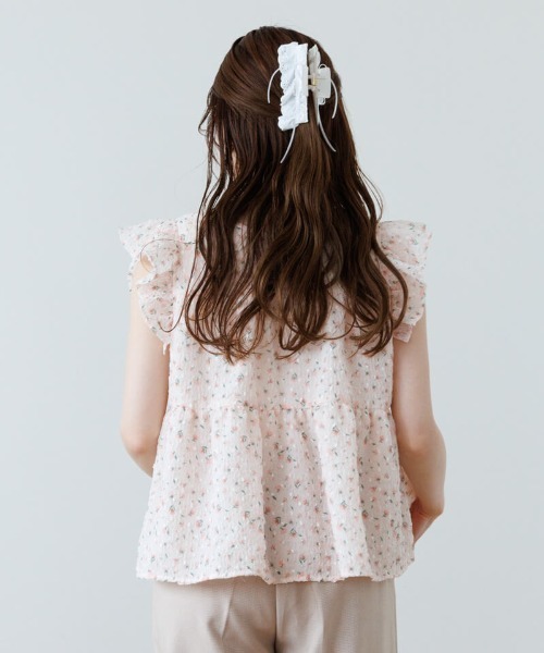 flower(フラワー)の「ガーデンレースクリップ(バレッタ/ヘアクリップ・レディース・アイボリー/ブラック・FREE)」の14枚目の写真