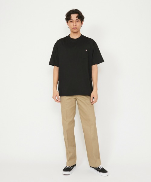 Dickies(ディッキーズ)の「ドローコード ポケットTシャツ 半袖(Tシャツ/カットソー・メンズ・ブラック/ホワイト・LARGE/MEDIUM)」の12枚目の写真