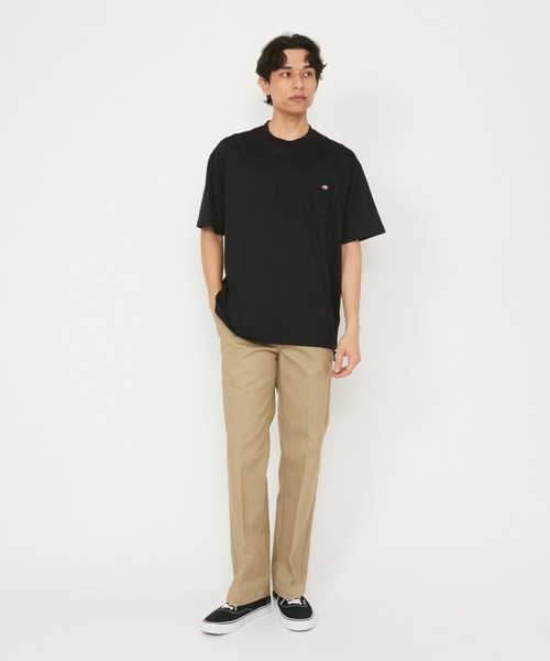 Dickies(ディッキーズ)の「ドローコード ポケットTシャツ 半袖(Tシャツ/カットソー・メンズ・ブラック/ホワイト・LARGE/MEDIUM)」の13枚目の写真