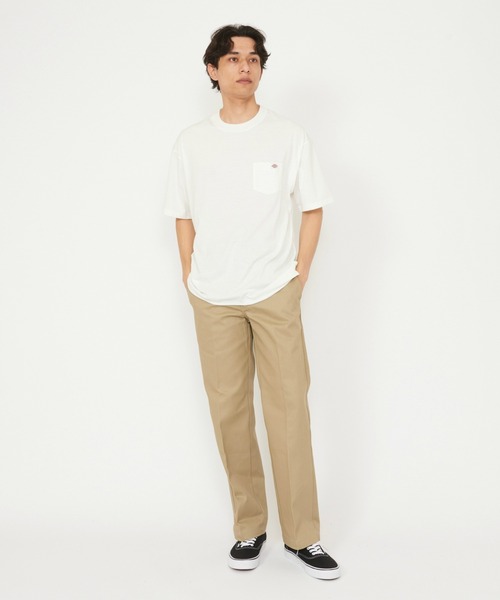 Dickies(ディッキーズ)の「ドローコード ポケットTシャツ 半袖(Tシャツ/カットソー・メンズ・ブラック/ホワイト・LARGE/MEDIUM)」の4枚目の写真