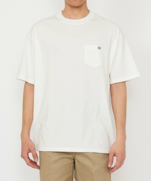 Dickies(ディッキーズ)の「ドローコード ポケットTシャツ 半袖(Tシャツ/カットソー・メンズ・ブラック/ホワイト・LARGE/MEDIUM)」の6枚目の写真