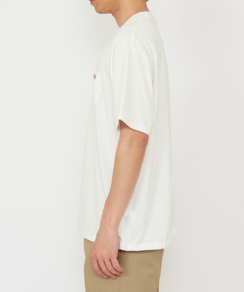 Dickies(ディッキーズ)の「ドローコード ポケットTシャツ 半袖(Tシャツ/カットソー・メンズ・ブラック/ホワイト・LARGE/MEDIUM)」の7枚目の写真