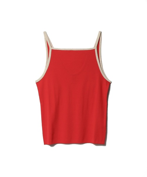 ESTNATION(エストネーション)の「GOOD PEOPLE GOOD STITCHING GOOD PRODUCT for ESTNATION / テレコリブキャミソール(キャミソール・レディース・ブラウン/レッド系その他/ダークネイビー・FREE)」の3枚目の写真