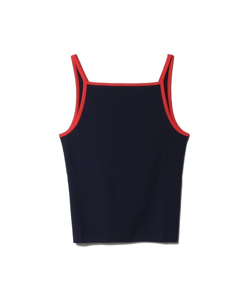 ESTNATION(エストネーション)の「GOOD PEOPLE GOOD STITCHING GOOD PRODUCT for ESTNATION / テレコリブキャミソール(キャミソール・レディース・ブラウン/レッド系その他/ダークネイビー・FREE)」の2枚目の写真