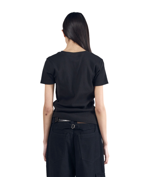 AAKAM(アーカム)の「Shield Henry Neck Half Top (Black)(Tシャツ/カットソー・レディース・その他・1/2/3)」の6枚目の写真
