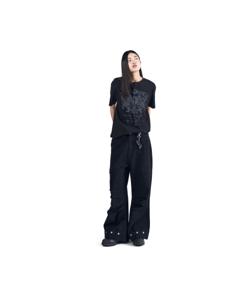 AAKAM(アーカム)の「Shield Henry Neck Half Top (Black)(Tシャツ/カットソー・レディース・その他・1/2/3)」の11枚目の写真