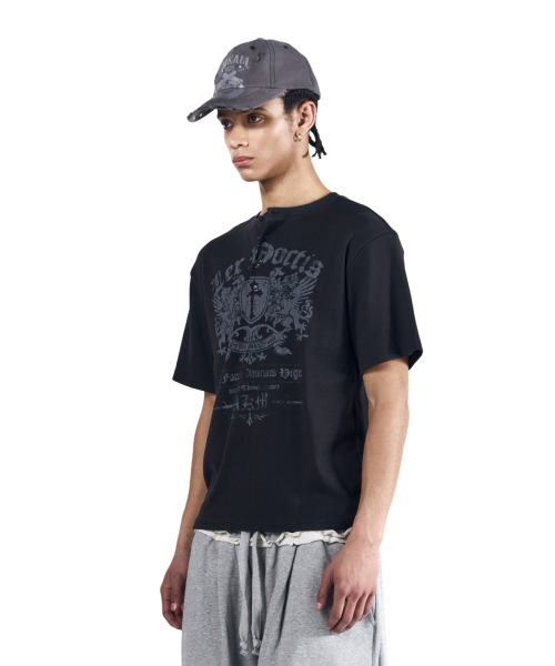 AAKAM(アーカム)の「Shield Henry Neck Half Top (Black)(Tシャツ/カットソー・レディース・その他・1/2/3)」の13枚目の写真