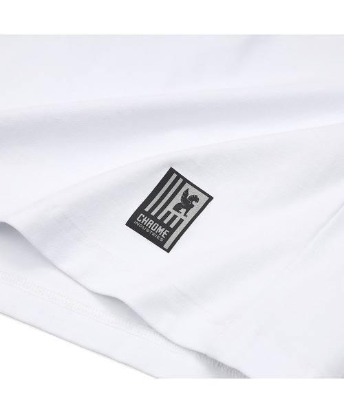 CHROME（クローム）の「［ CHROME / クローム ］LSC POLO WIDE FIT OG LOGO / ライムストーン ケーブ ポロ ワイド フィット オージー ロゴ 接触冷感 空間冷却 鍾乳洞 ポロシャツ（ポロシャツ・メンズ・ブラック/ホワイト・XL/L/M/S）」の14枚目の写真