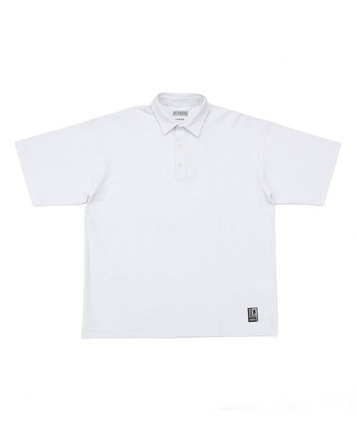 CHROME（クローム）の「［ CHROME / クローム ］LSC POLO WIDE FIT OG LOGO / ライムストーン ケーブ ポロ ワイド フィット オージー ロゴ 接触冷感 空間冷却 鍾乳洞 ポロシャツ（ポロシャツ・メンズ・ブラック/ホワイト・XL/L/M/S）」の11枚目の写真