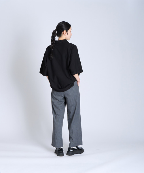 CHROME（クローム）の「［ CHROME / クローム ］LSC POLO WIDE FIT OG LOGO / ライムストーン ケーブ ポロ ワイド フィット オージー ロゴ 接触冷感 空間冷却 鍾乳洞 ポロシャツ（ポロシャツ・メンズ・ブラック/ホワイト・XL/L/M/S）」の10枚目の写真