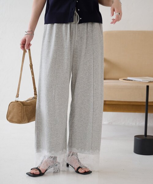 DISCOAT(ディスコート)の「裾レース裏毛パンツ(その他パンツ・レディース・ライトベージュ/ライトグレー・SMALL/MEDIUM/LARGE)」の21枚目の写真