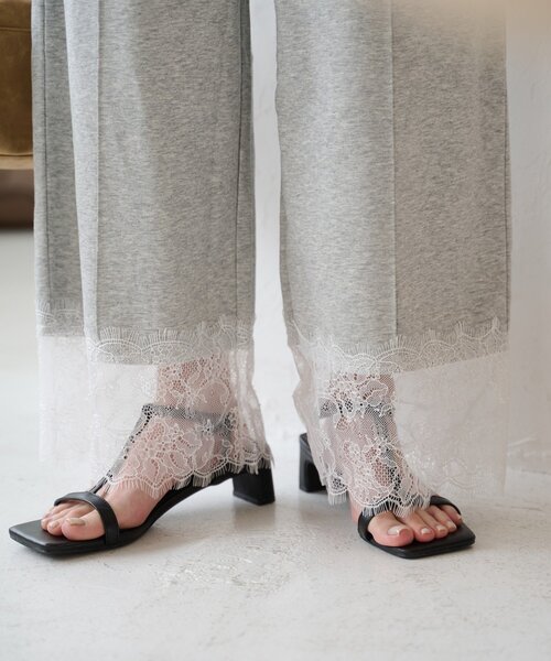DISCOAT(ディスコート)の「裾レース裏毛パンツ(その他パンツ・レディース・ライトベージュ/ライトグレー・SMALL/MEDIUM/LARGE)」の16枚目の写真