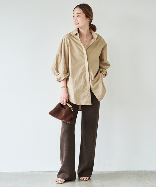 Elleme(エレメ)の「【ELLEME/エレメ】Mini Boomerang BAG(ショルダーバッグ・レディース・ベージュ/ブラウン・FREE)」の18枚目の写真