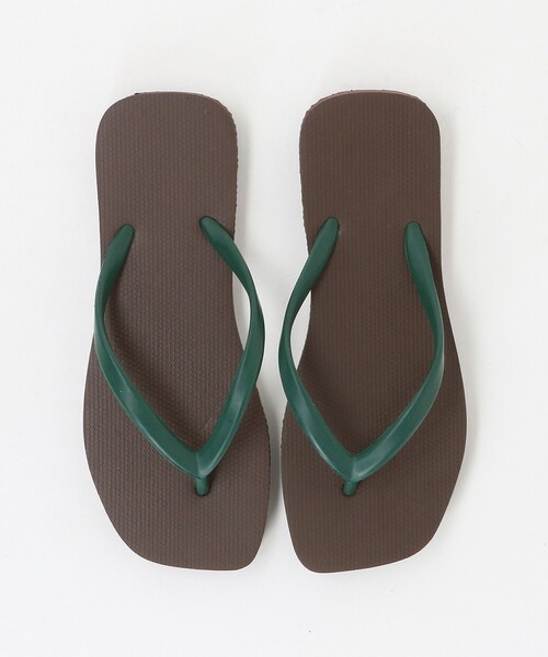 CYAARVO(シアーヴォ)の「【別注】<CYAARVO for 6> THONG SANDALS/サンダル(サンダル・レディース・オリーブ/ブラック/レッド/ダークブラウン・38/37)」の3枚目の写真