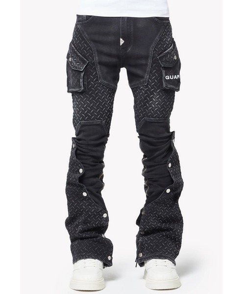 L.H.P（エルエイチピー）の「GUAPI/グアピ/Vintage Black Steel Plate Denim（デニムパンツ・メンズ・ブラック・34/32/30/28）」の3枚目の写真