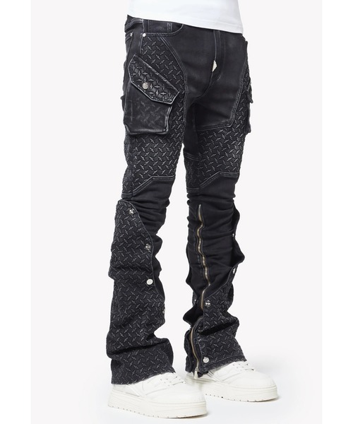 L.H.P（エルエイチピー）の「GUAPI/グアピ/Vintage Black Steel Plate Denim（デニムパンツ・メンズ・ブラック・34/32/30/28）」の4枚目の写真