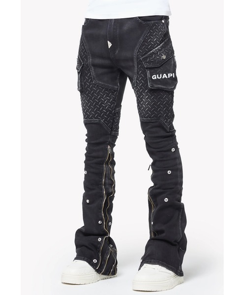L.H.P（エルエイチピー）の「GUAPI/グアピ/Vintage Black Steel Plate Denim（デニムパンツ・メンズ・ブラック・34/32/30/28）」の10枚目の写真